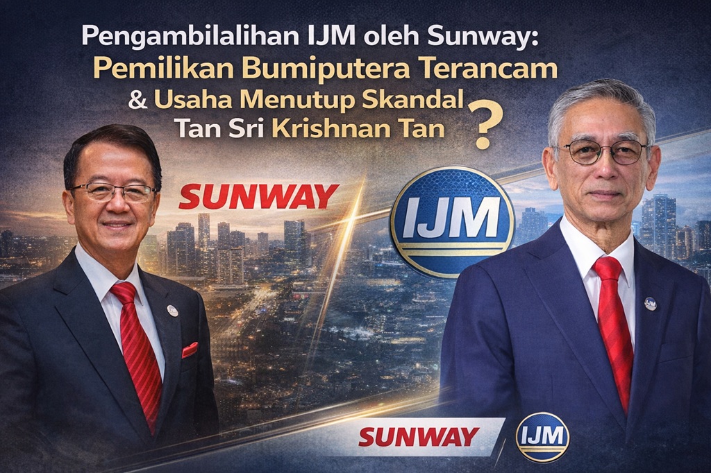 Pengambilalihan IJM oleh Sunway: Pemilikan Bumiputera Terancam & Usaha Menutup Skandal Tan Sri Krishnan Tan?