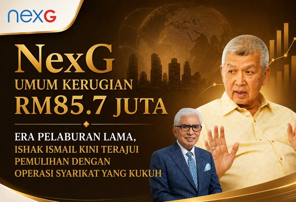 NexG umum kerugian RM85.7 juta era pelaburan lama, Ishak Ismail kini terajui pemulihan dengan operasi syarikat yang kukuh
